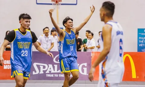 Ho Chi Minh City Wings toàn thắng 3 trận trong ngày thi đấu đầu tiên của chặng 3 giải VBA 3x3 Men U20