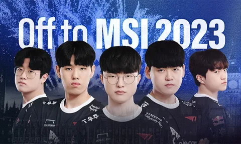 Hạ gục GEN, T1 chính thức giành quyền tham dự MSI 2023 tại London