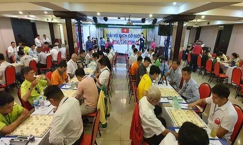 Hơn 200 kỳ thủ tranh tài tại giải vô địch cờ Tướng đồng đội Quốc gia 2023