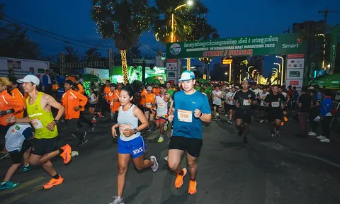 Campuchia tổ chức giải Sihanoukville International Half Marathon