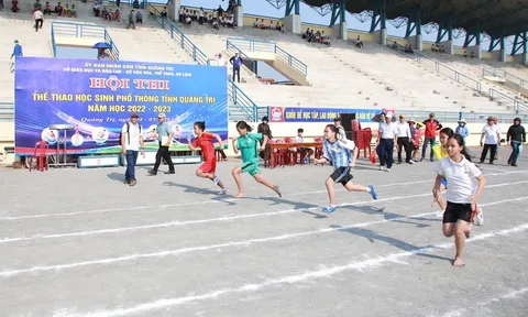 1.500 vận động viên tham gia Hội thi Thể thao học sinh phổ thông tỉnh Quảng Trị
