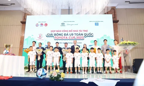 16 đội bóng tranh tài tại giải Bóng đá U9 toàn quốc 2023