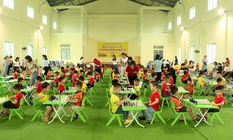 Giải cờ Vua các trường Mầm non huyện Hoa Lư năm học 2022-2023