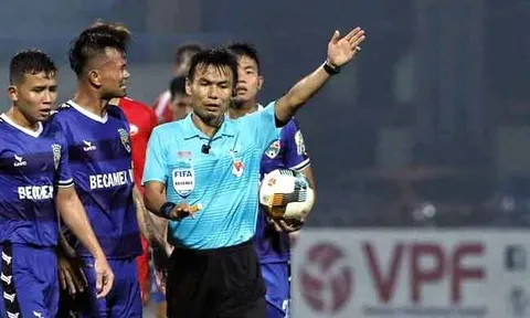 V.League 2023: Trọng tài thổi phạt đền gây tranh cãi