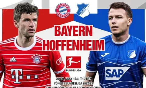 Vòng 28 Bundesliga > Bayern Munich - Hoffenheim (20 giờ 30 ngày 15/4): “Hùm xám” trút giận