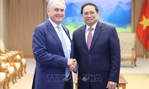 Thủ tướng Phạm Minh Chính tiếp Bộ trưởng Bộ Thương mại và Du lịch Australia