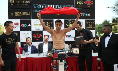 Võ sĩ Việt Nam “nắn gân” đối thủ Trung Quốc trước thềm sự kiện Boxing quốc tế WBO Chapter 3 The Rising Stars