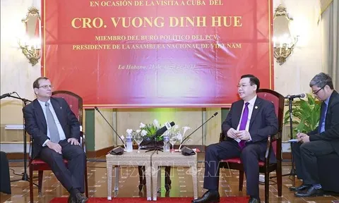 Chủ tịch Quốc hội khẳng định quan hệ hữu nghị truyền thống Việt Nam - Cuba mãi trường tồn