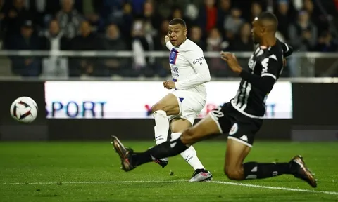 Messi kiến tạo để Mbappe lập cú đúp trong chiến thắng của Paris Saint-Germain