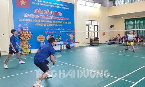 Giải Cầu lông các câu lạc bộ huyện Cẩm Giàng năm 2023