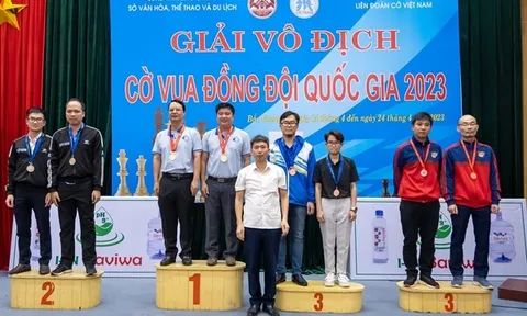 Hà Nội dẫn đầu giải vô địch cờ Vua đồng đội toàn quốc 2023