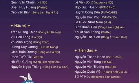 Danh sách đội tuyển U22 Việt Nam tham dự SEA Games 32