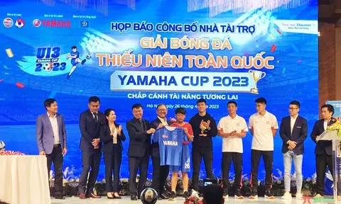 34 đội bóng dự giải Bóng đá Thiếu niên toàn quốc Yamaha Cup 2023