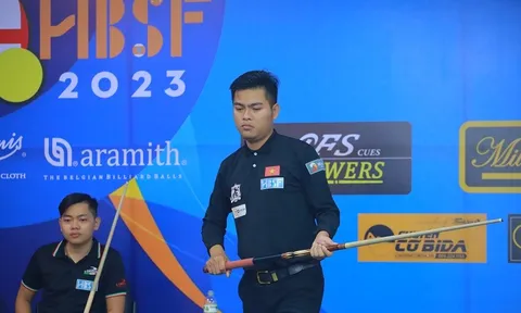 Dàn tuyển thủ quốc gia gây ấn tượng tại Tour 1 giải Billiard Carom 3 băng HBSF Cup 2023