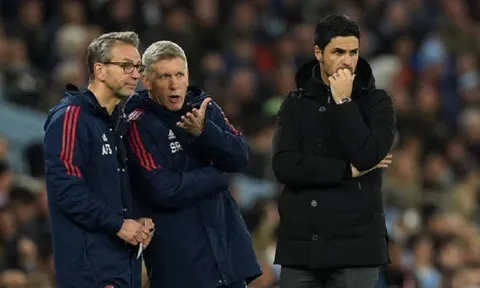 Huấn luyện viên Arteta thừa nhận Man City ở đẳng cấp khác với Arsenal