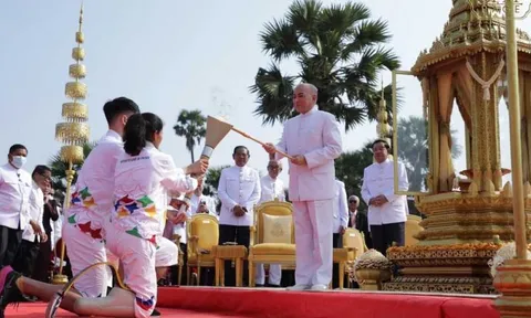 Thủ đô Phnom Penh đảm bảo an ninh trật tự cho Lễ rước đuốc SEA Games 32