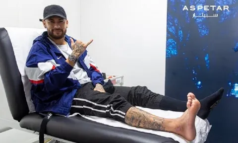 PSG báo tin vui về tình hình phục hồi chấn thương của Neymar