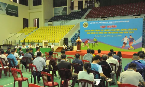 Quảng Nam tập huấn cán bộ làm công tác thể thao cơ sở 
