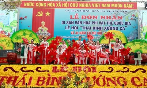 Lễ hội Thái bình xướng ca - Di sản văn hóa phi vật thể quốc gia