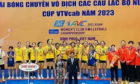 Việt Nam vô địch giải Bóng chuyền các Câu lạc bộ nữ châu Á 2023
