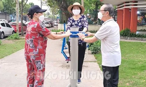 Thành phố Hải Dương đầu tư hơn 18 tỷ đồng lắp đặt dụng cụ thể dục ngoài trời