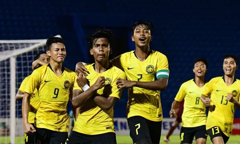 U22 Malaysia thắng thuyết phục U22 Lào