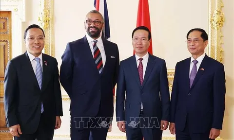 Chủ tịch nước Võ Văn Thưởng tiếp lãnh đạo Anh và Cuba