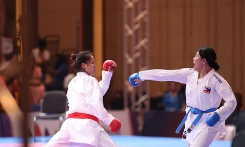 SEA Games 32: Đội tuyển Karate giành liên tiếp 2 huy chương vàng ở nội dung Kumite