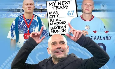 Lộ lý do để Erling Haaland gia nhập Man City