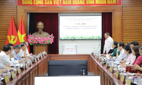 Bộ VHTTDL ủng hộ Chương trình xây nhà đại đoàn kết cho hộ nghèo của tỉnh Điện Biên