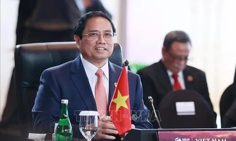 Thủ tướng Phạm Minh Chính lắng nghe, tham gia đối thoại về Cộng đồng ASEAN