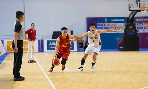 Đội tuyển bóng rổ nam Việt Nam thua đậm trước Thái Lan