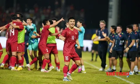 U22 Việt Nam - U22 Thái Lan > 1-1: Bất phân thắng bại, U22 Việt Nam vào bán kết gặp U22 Indonesia