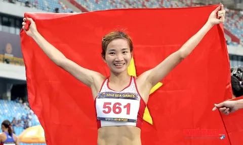 Nguyễn Thị Oanh giành huy chương vàng thứ tư tại SEA Games 32