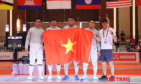 Đấu kiếm Việt Nam có thêm 1 huy chương vàng, 1 huy chương bạc