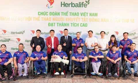 Herbalife Việt Nam đồng hành cùng Hiệp hội Paralympic Việt Nam tổ chức Lễ xuất quân tham dự ASEAN Para Games 12