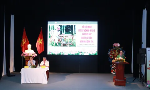 Diễn đàn văn hóa "Hồ Chí Minh với sự nghiệp bảo vệ và phát huy giá trị di sản văn hóa dân tộc"