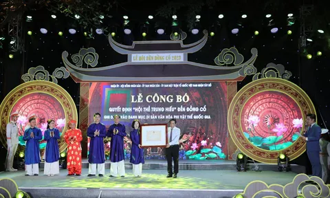 Hội thề Trung hiếu đền Đồng Cổ đón bằng Di sản văn hóa phi vật thể quốc gia