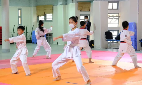 Lâm Đồng tổ chức kỳ thi nâng cấp đai môn võ Taekwondo