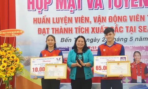 Bến Tre tuyên dương khen thưởng huấn luyện viên, vận động viên đạt thành tích xuất sắc tại SEA Games 32