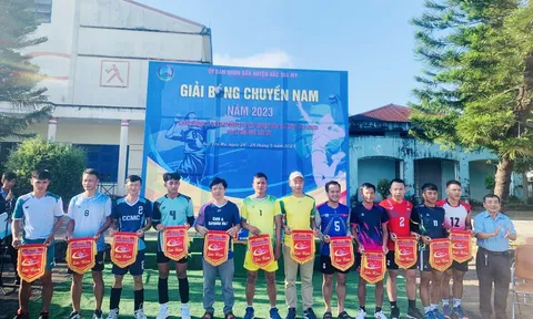 Huyện Bắc Trà My tổ chức giải Bóng chuyền chào mừng 20 năm tái lập huyện  