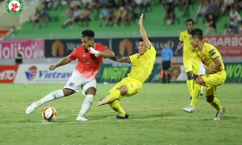 Vòng 10 V.League 2023 > Topenland Bình Định 1-1 Hải Phòng: Chia điểm đầy kịch tính