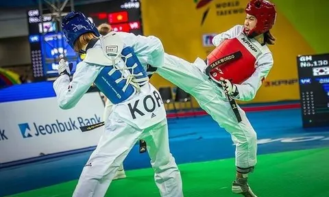 Ánh Ngân và Ánh Tuyết sớm dừng bước giải Taekwondo vô địch thế giới 2023