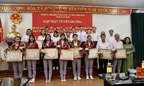 Nam Định tuyên dương các huấn luyện viên, vận động viên đạt thành tích cao tại SEA Games 32
