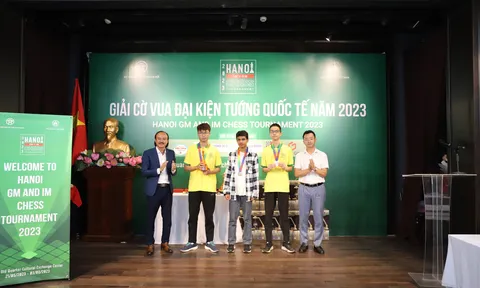 Kết thúc giải cờ Vua quốc tế Hà Nội năm 2023: Các kỳ thủ Việt Nam thi đấu thành công