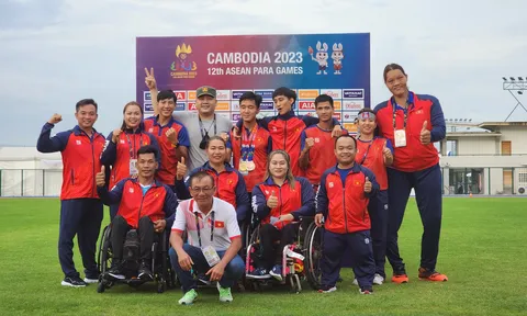 Điền kinh Việt Nam giành thành tích vượt trội tại ASEAN Para Games 12