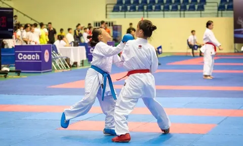 Gần 800 vận động viên tranh tài vô địch Karate trẻ toàn quốc 2023