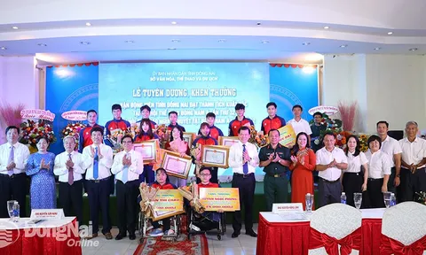 Đồng Nai khen thưởng VĐV đạt thành tích xuất sắc tại SEA Games 32 và ASEAN PARA Games 12