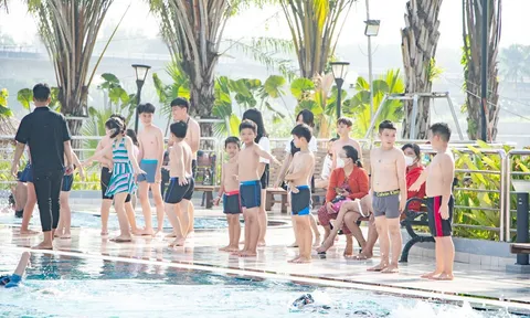 Huyện Bắc Tân Uyên dạy bơi miễn phí cho trẻ em có hoàn cảnh đặc biệt