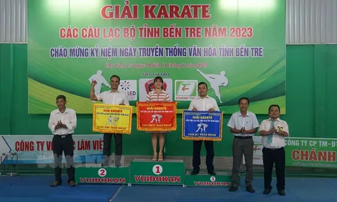 Giải Karate các câu lạc bộ tỉnh Bến Tre năm 2023
